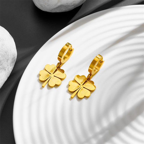 GOLD FLORA EARRINGS