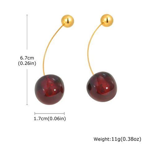 CHERRY EARRINGS