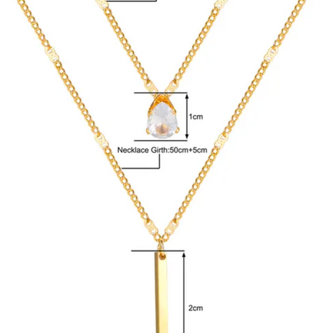 DIMOO DUAL NECKLACE