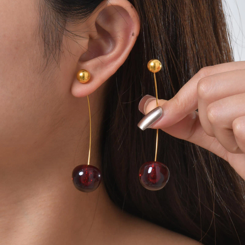 CHERRY EARRINGS